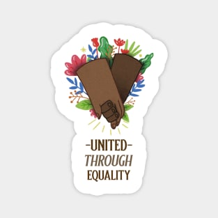 Equal rights for all design Magnet