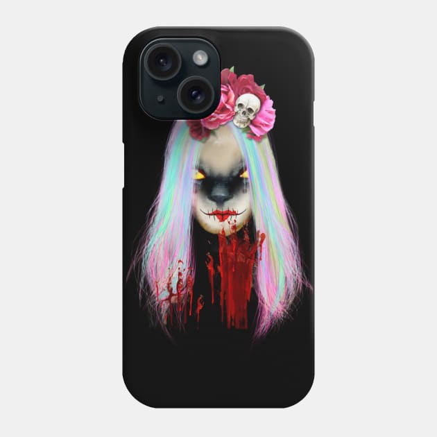 Gothic Horror Catgirl Phone Case by igmonius