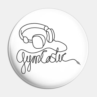 GymCastic Headphones Pin