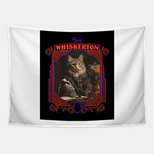 Funny Cat Shirt Lord Wiskerton Tapestry