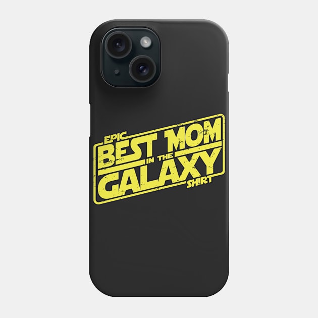 Best Mom in the Galaxy Phone Case by Melonseta