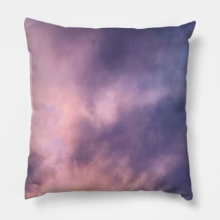 Purple Stormy Sky Photo Pillow