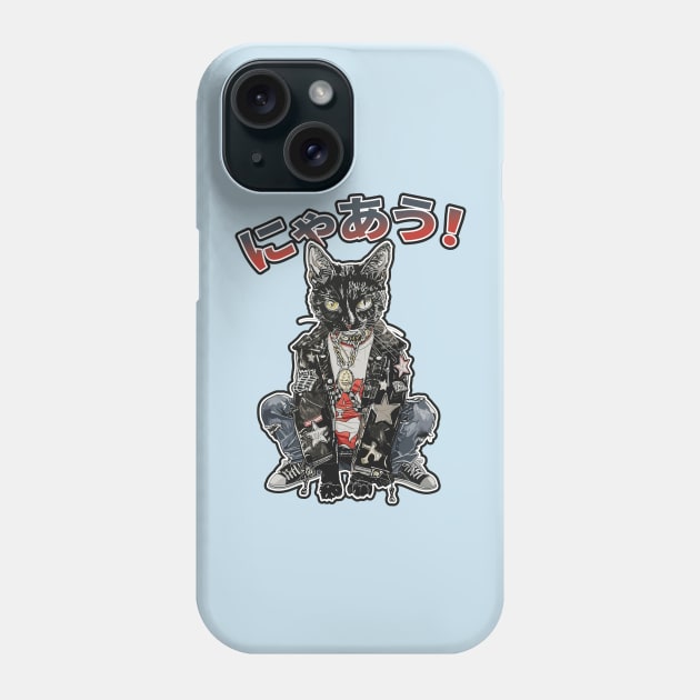 Bad Cat Phone Case by Kid Relic