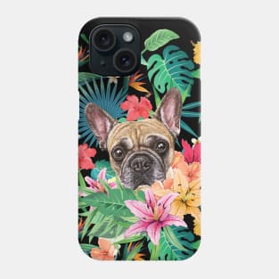 Tropical Fawn Frenchie French Bulldog Phone Case