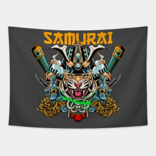 Tiger Samurai 05 Tapestry