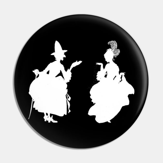 Arthur Rackham's Cinderella Silhouette Princess Ball Pin by Pixelchicken