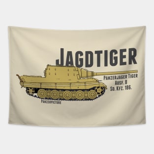 Jagdtiger T-Shirt Tapestry