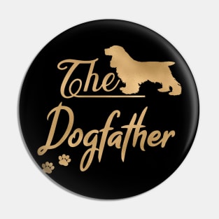 The Cocker Spaniel Dogfather Pin