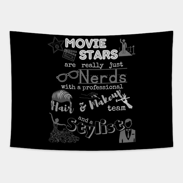 Truth about Movie Stars Tapestry by WearablePSA