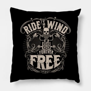 Ride the Wind, Forever Free Pillow