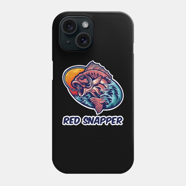 Red Snapper Phone Case by Tripnotic