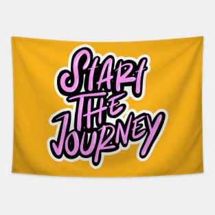 Start The Journey Typography Tapestry