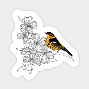 Cape May Warbler Magnet