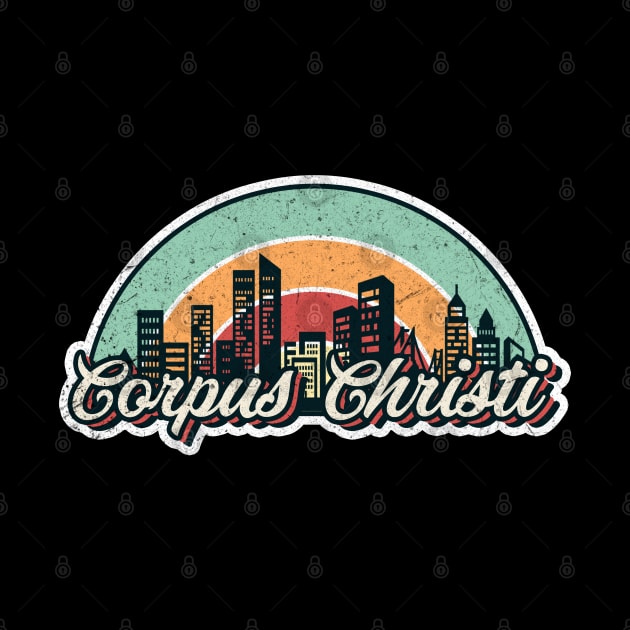 Corpus Christi city retro by SerenityByAlex
