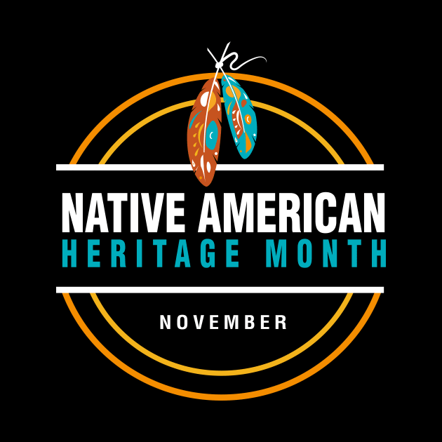 Native American Heritage Month logo design by JDawnInk