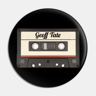 Geoff Tate / Cassette Tape Style Pin