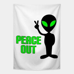 Peace Out Alien Tapestry