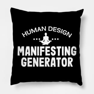 Human design manifesting generator Pillow