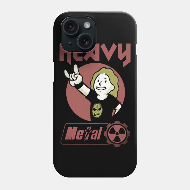 Heavy Metal Fan (Nuclear style) Phone Case by Kaijester