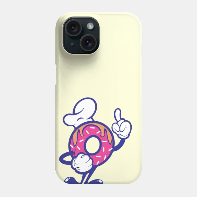 Doughnut Man Phone Case by Jwhit.design