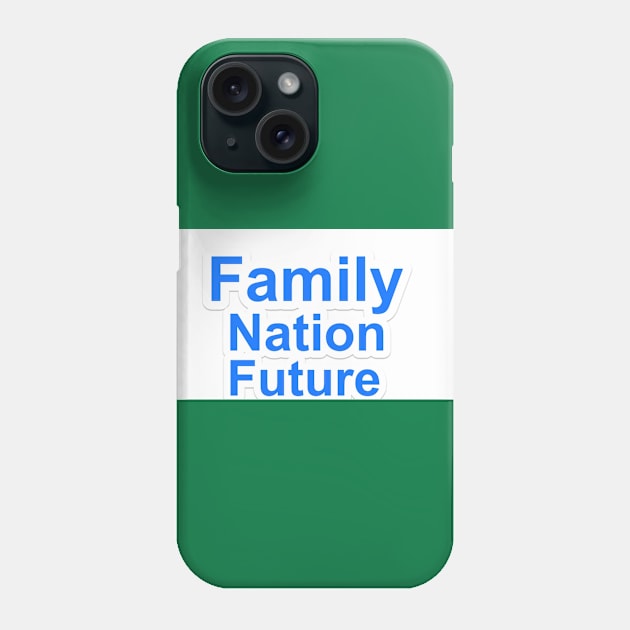 family nation future Phone Case by notregme