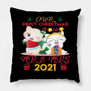 Our first christmas as Mr. and Mrs Pillow