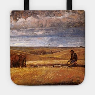 Buffalo Bones Plowed Under by Harvey Thomas Dunn Tote