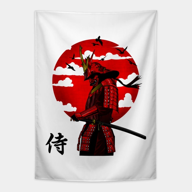 Samurai tapestry top