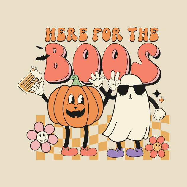 Here For The Boos by LMW Art