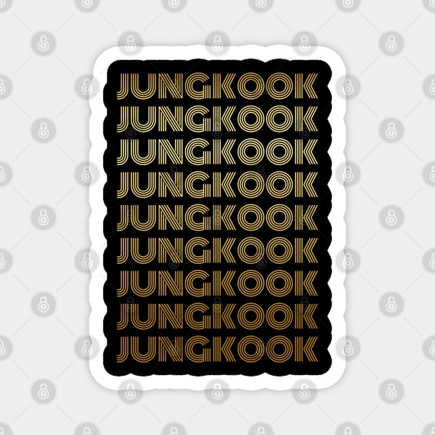 Jungkook - BTS Jeon Jung Kook - Bulletproof Boy Scouts Magnet by Millusti