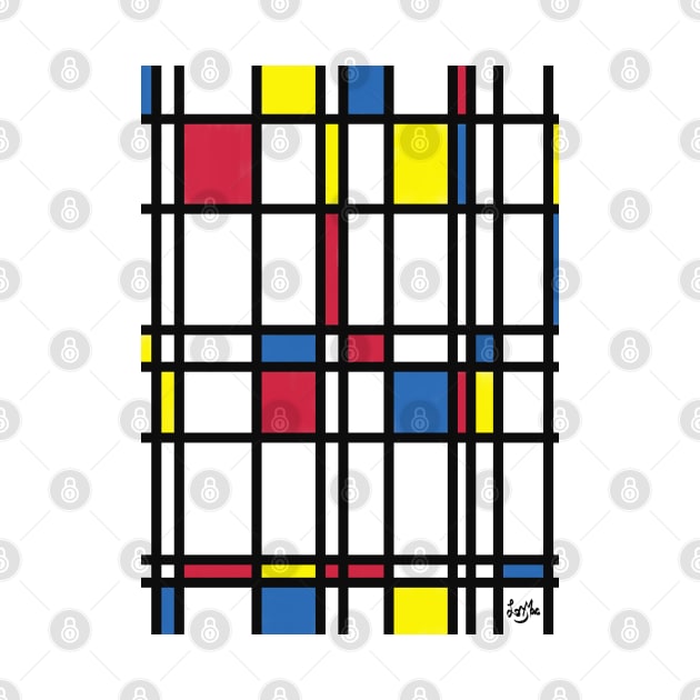 Mondrianics 1 (Clear BG) by LozMac