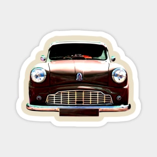 Standard Eight 1950s British classic car high contrast Magnet