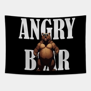 Angry Bear Tapestry