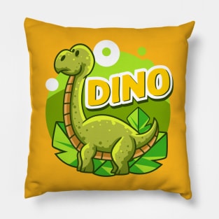 Cute Brontosaur Pillow