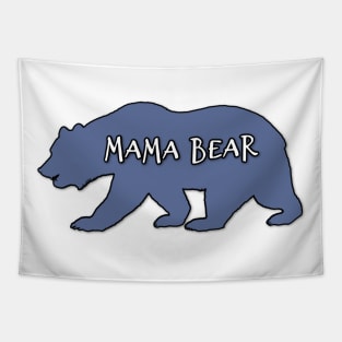 Mama Bear in Charge Blue design Tapestry