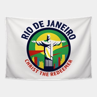 Majestic Christ The Redeemer Tee Tapestry