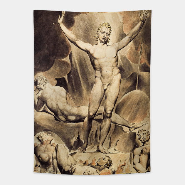 Satan Arousing The Rebel Angels William Blake John Milton Paradise