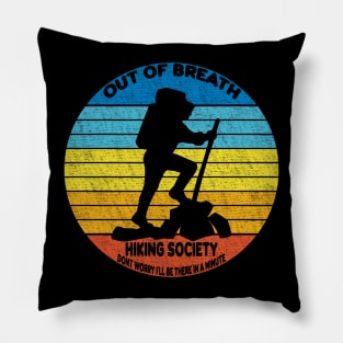 hiking society Pillow