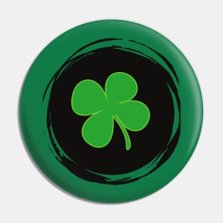 Green shamrock Pin