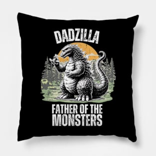 dadzilla-father-of-the-monsters Pillow