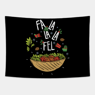 Vegan Christmas Men Women Vegetarian Falafel Ugly Christmas Tapestry