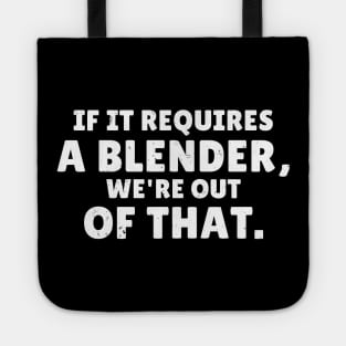 bartender Tote