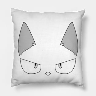 angry cat face Pillow