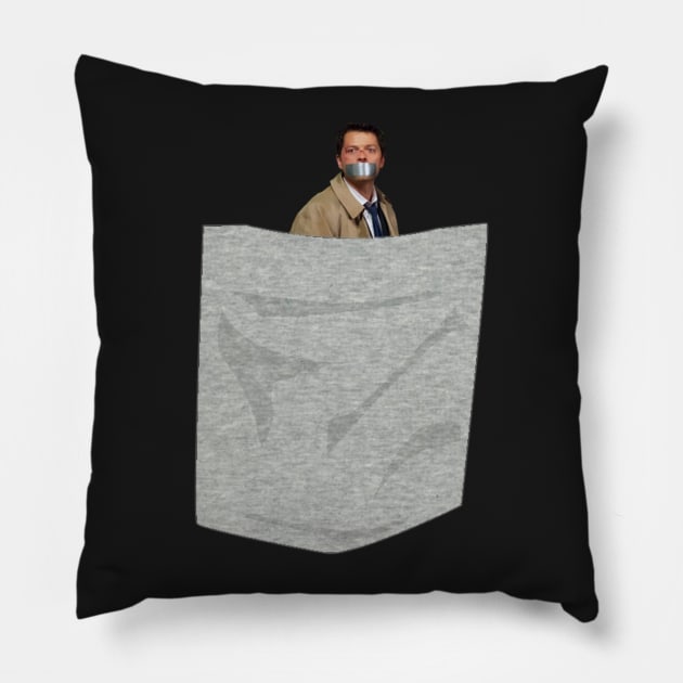 Pocket Cas Pillow by spnarchive