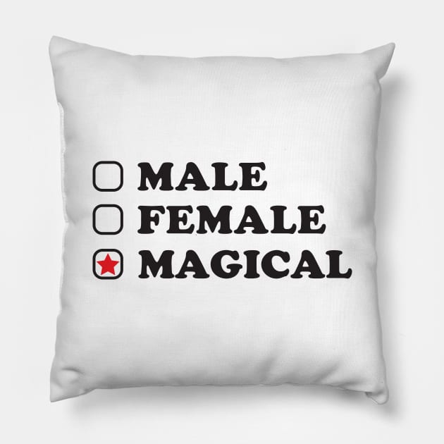 Male Female Magical Pillow by Portals