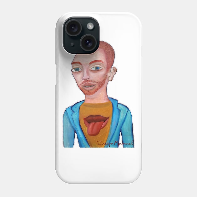 Vincent van Gogh rock fan Phone Case by diegomanuel