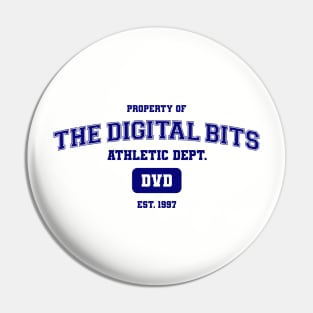 The Digital Bits DVD Athletics - Blue on Light Pin