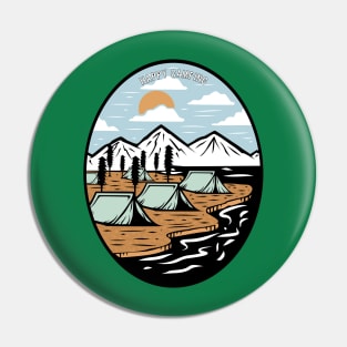 happy camping Pin