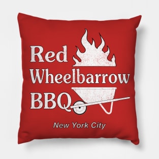 Mr Robot Red Wheelbarrow BBQ Pillow