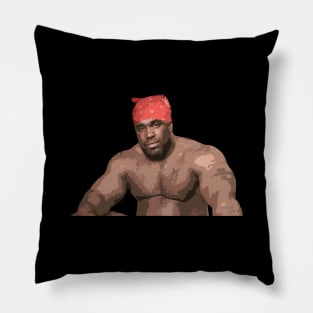 Large Black Man BARRY WOOD Pillow